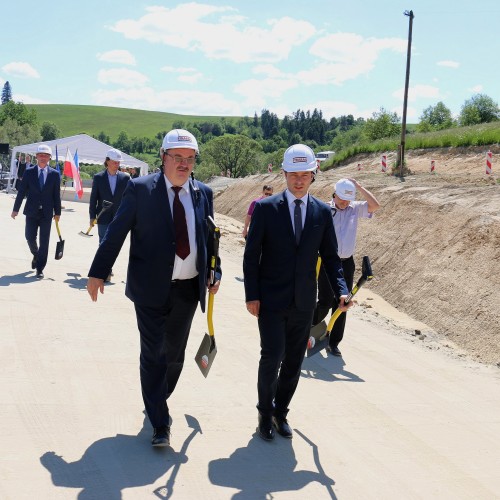 Inauguracja przebudowy mostów w Liskowatym